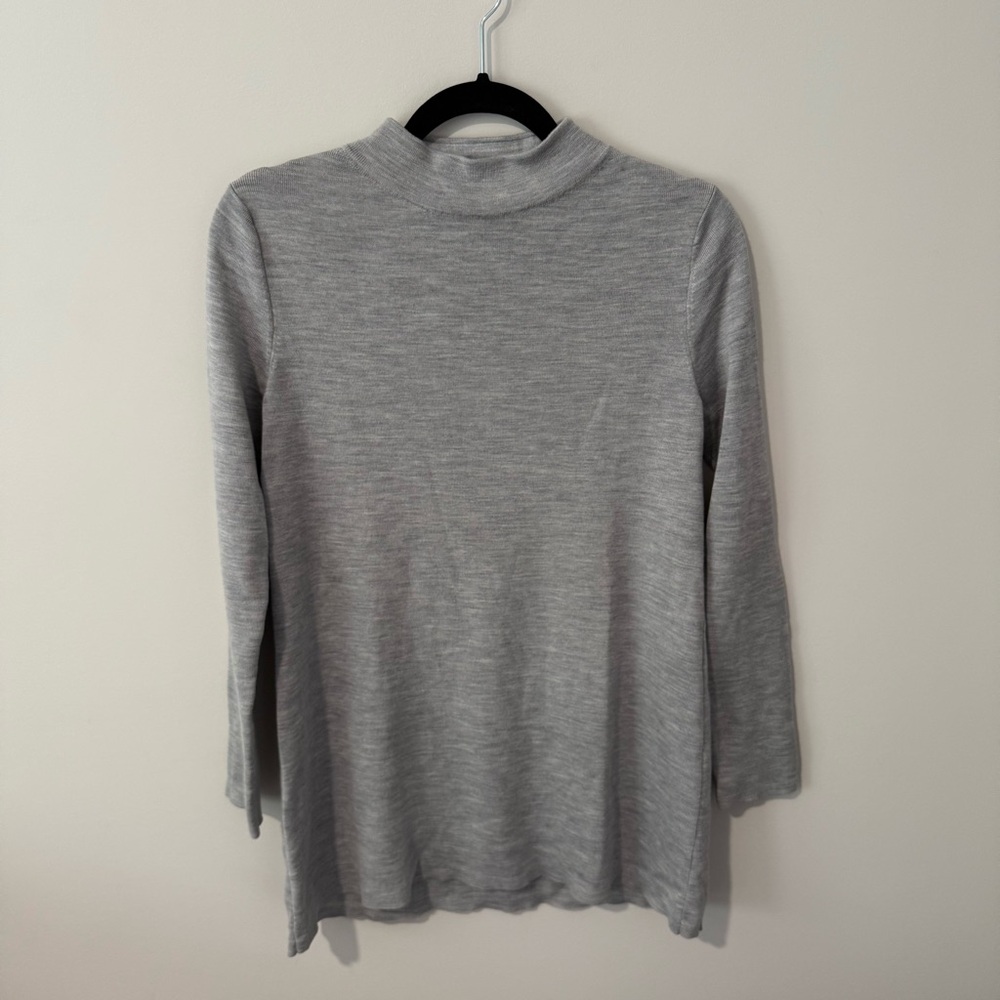 COS WOOL MOCKNECK PULLOVER
